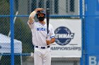 Baseball vs CGA  Wheaton College Baseball vs Coast Guard Academy during game one of the NEWMAC semi-finals playoffs. - (Photo by Keith Nordstrom) : Wheaton, baseball, NEWMAC